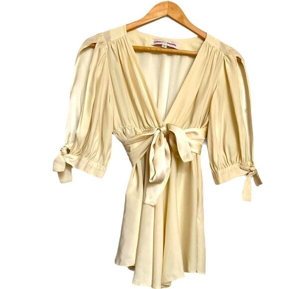 Amanda Uprichard 100% Silk Blouse Size Small - Picture 1 of 8